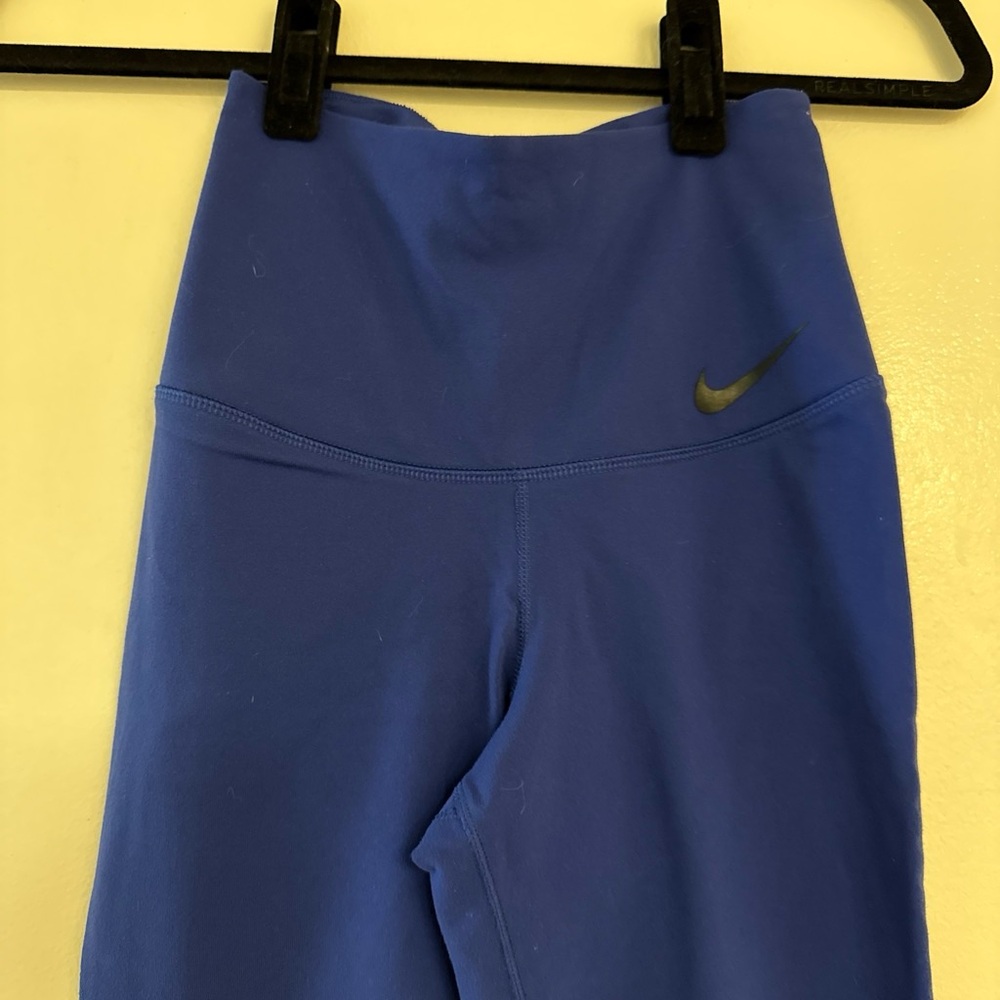 Nike Girls' Royal Blue High-Waist Leggings